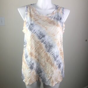 Time And Tru Tie Dye Tank Top